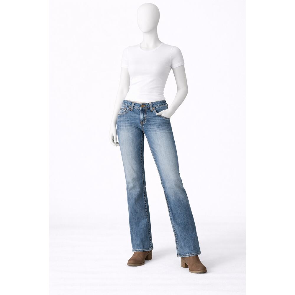 BKE Kate Bootcut Jeans Womens 31x31 Medium Wash Stretch Low Rise Denim rodeo
